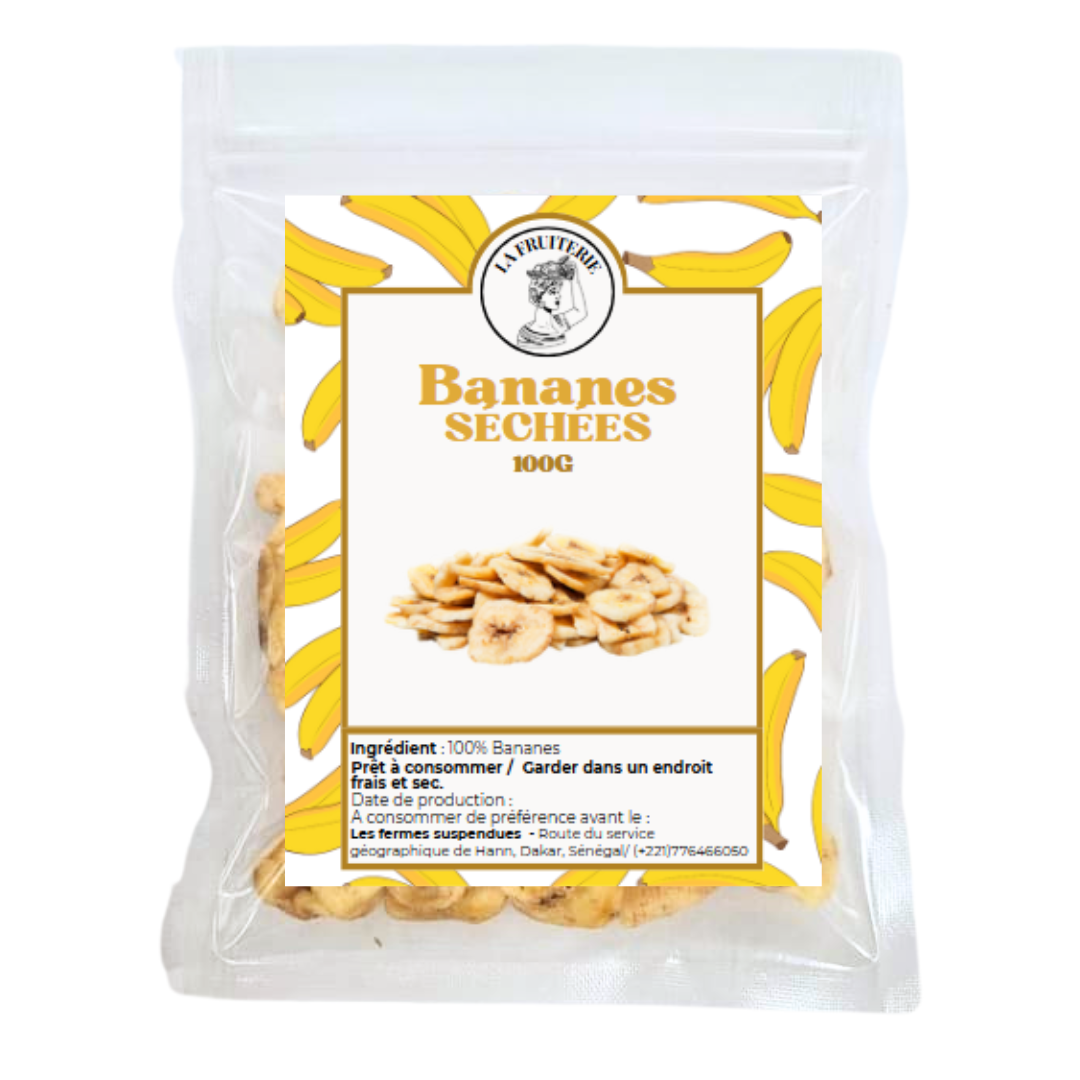 Bananes séchées du Yunnan - Naturelles, sans sucre ajouté - 250g Bananes séchées du Yunnan - Naturelles, sans sucre ajouté - 250g