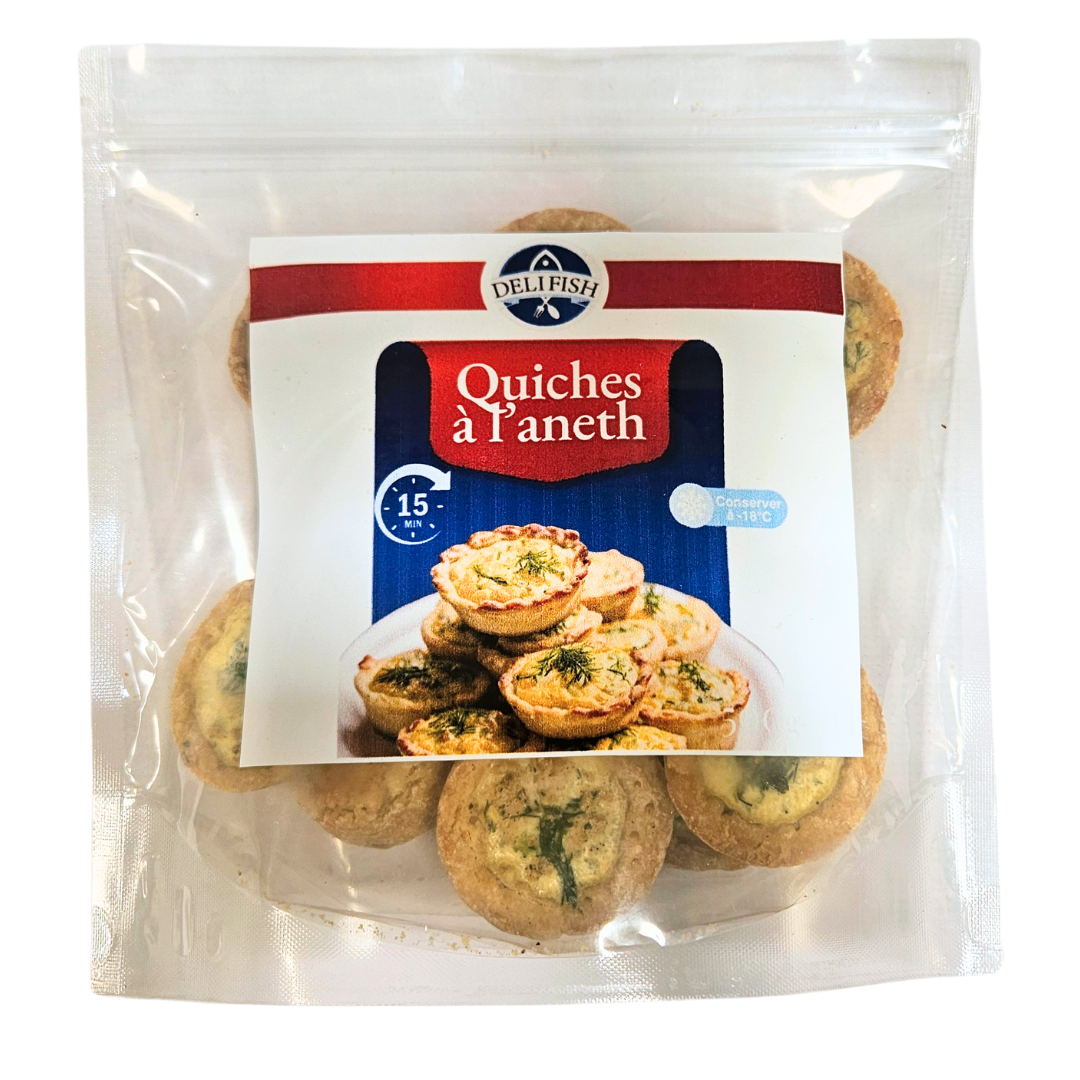 Quiche au poisson et à l'aneth
