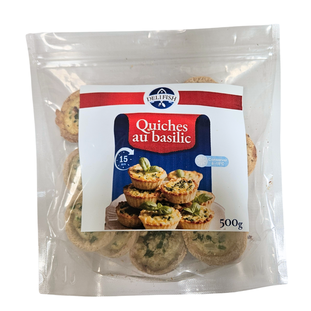 Quiche au poisson et au Basilic