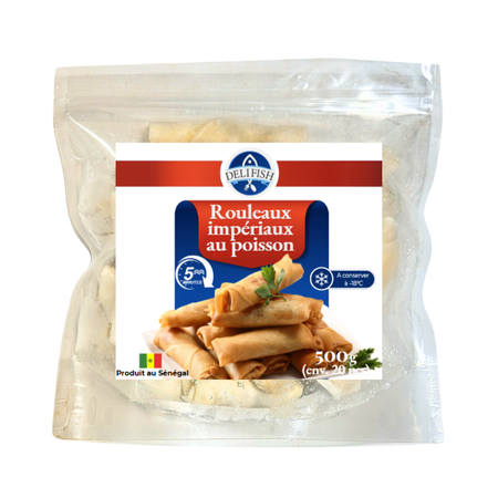 Rouleaux impériaux au poisson