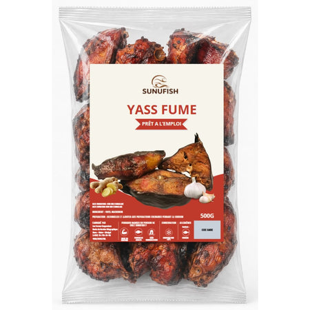 Yass fumé mariné (ail, gingembre) en morceaux (congelé)