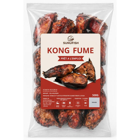 Kong fumé en morceaux (congelé)